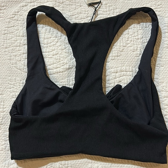 L Space Terra Ribbed keyhole cutout Racerback swim top. NWOT. XS - Picture 4 of 8